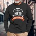 El Nieto Mas Chingon Spanish Grandson Long Sleeve T-Shirt Gifts for Old Men