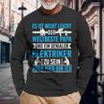 Elektriker Papa Spruch Genialer Elektronikerater Langarmshirts Geschenke für alte Männer