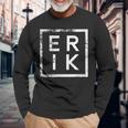 Erik Minimalism Langarmshirts Geschenke für alte Männer