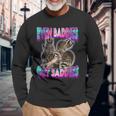 Even Baddies Get Saddies Raccoon Oddly Specific Meme Long Sleeve T-Shirt Gifts for Old Men
