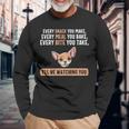 Every Snack Chiweenie Cute Puppy Owner Dog Lover Gif Long Sleeve T-Shirt Gifts for Old Men