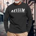 Evolution Line Dance Langarmshirts Geschenke für alte Männer