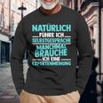 Experte Natürlich Führre Ich Selbstpräche S Langarmshirts Geschenke für alte Männer