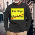 Falscher Fuffziger Fuffzigster 50Th Birthday 1970 Sign Langarmshirts Geschenke für alte Männer