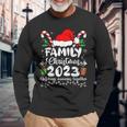 Family Christmas 2023 Matching Squad Santa Elf Xmas Long Sleeve T-Shirt Gifts for Old Men
