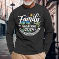 Family Vacation 2024 Beach Matching Summer Vacation 2024 Long Sleeve T-Shirt Gifts for Old Men