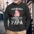 Father Father's Day Children's Ich Hab Dich Ganz Doll Ich S Langarmshirts Geschenke für alte Männer