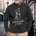 Father's Day Beer Bottle Quote Best Friends Forever Long Sleeve T-Shirt Gifts for Old Men