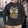 Fathers Day Dog Dad Dogs Long Sleeve T-Shirt Gifts for Old Men