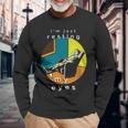 Father's Day I'm Just Resting My Eyes Long Sleeve T-Shirt Gifts for Old Men