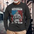 My Favorite Veteran Is My Dad Veterans Day Memorial Day Long Sleeve T-Shirt Gifts for Old Men
