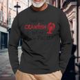 Feed Me Crawfish & Tell Me I'm Pretty Louisiana Cajun Long Sleeve T-Shirt Gifts for Old Men