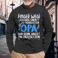 Finger Weg Ich Habe Einen Verrückten Opa Grandpa S Langarmshirts Geschenke für alte Männer