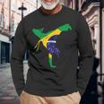 Flag Brazil Capoeira S Langarmshirts Geschenke für alte Männer