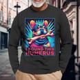 I Found This Humerus French Bulldog With Bone Dog Long Sleeve T-Shirt Gifts for Old Men