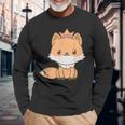 Fox Prince Cute Animal Christmas Long Sleeve T-Shirt Gifts for Old Men