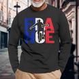 France Football Fans Jersey Les Bleus Fans French Football Langarmshirts Geschenke für alte Männer