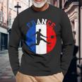 Frankreich Flagge Französisch Fußball Team French Roots French Pride Langarmshirts Geschenke für alte Männer