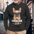 Frenchie Dad French Bulldog Dad Langarmshirts Geschenke für alte Männer