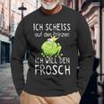 Frosch Motiv Langarmshirts: Scheiß Auf Prinz, Ich Will Den Frosch Witziges Tee Geschenke für alte Männer