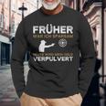 Früher War Ich Sparsam Schützenverein Sportschützenverein S Langarmshirts Geschenke für alte Männer