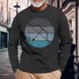 Archery Bowhunter Bow And Arrow Archer Retro Vintage Long Sleeve T-Shirt Gifts for Old Men