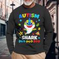 Autism Shark Puzzle Awareness Day Cute For Boys Girls Long Sleeve T-Shirt Gifts for Old Men