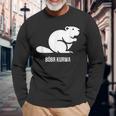 Bober Bóbr Kurwa Polish Internet Meme Beaver Langarmshirts Geschenke für alte Männer