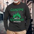 Camping Könnte Ich Hauptberuflich Machen Slogan Langarmshirts Geschenke für alte Männer