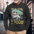 Cat Driving Get In Loser We're Going Meowt Fur Tacos Long Sleeve T-Shirt Gifts for Old Men