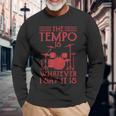 Drummer Drummer Drum Kit Langarmshirts Geschenke für alte Männer