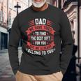 Fathers Day For Dad From Daughters Fathers Day Long Sleeve T-Shirt Gifts for Old Men