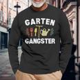 Garden Gangster Gardening Saying Langarmshirts Geschenke für alte Männer