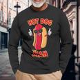 Hot Dog Maker Hot Dog Man Long Sleeve T-Shirt Gifts for Old Men