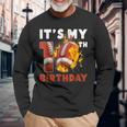It's My 10Th Birthday 10 Years Old Football Ball Boys Long Sleeve T-Shirt Gifts for Old Men