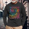 Its Not Dad Bod Father Figure Fathers Day Tie Dye Mens Long Sleeve T-Shirt Gifts for Old Men