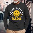 One Happy Dude Dada 1St Birthday Family Matching Long Sleeve T-Shirt Gifts for Old Men
