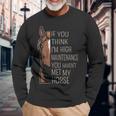 Quote For Riders And Horse Lovers Long Sleeve T-Shirt Gifts for Old Men