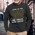 Sci Fi Geek Father & Papa Men Long Sleeve T-Shirt Gifts for Old Men