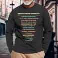 Understanding Engineers Percussive Maintenance Long Sleeve T-Shirt Gifts for Old Men