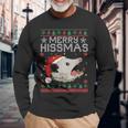 Xmas Merry Hissmas Possum Lovers Opossum Christmas Long Sleeve T-Shirt Gifts for Old Men
