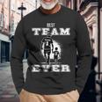 Fußball Papa Best Team Ever -Atertag Langarmshirts Geschenke für alte Männer