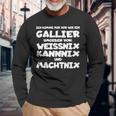 Gallier Weissnix Kannnix Machtnix For Work Colleagues Langarmshirts Geschenke für alte Männer