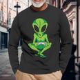 Gaming Alien Console Video Game Controller Cool Gamer Long Sleeve T-Shirt Gifts for Old Men