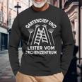 Gartenchef Und Leiteron Rechenzentrum Hobby Gardener Garden Langarmshirts Geschenke für alte Männer