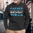 Geburtstag Ninja Party Geschenkater Des Geburtstags Ninja Papa Langarmshirts Geschenke für alte Männer