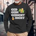 Gedi Word Game Firmgedi Taufdi Ged Langarmshirts Geschenke für alte Männer