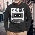 Gen X Raised On Hose Water And Neglect Humor Generation Long Sleeve T-Shirt Gifts for Old Men