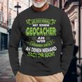 Geocacher Geocache Geocaching Langarmshirts Geschenke für alte Männer