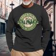 Geocaching Retro Distressed Geocache Lover Women Long Sleeve T-Shirt Gifts for Old Men